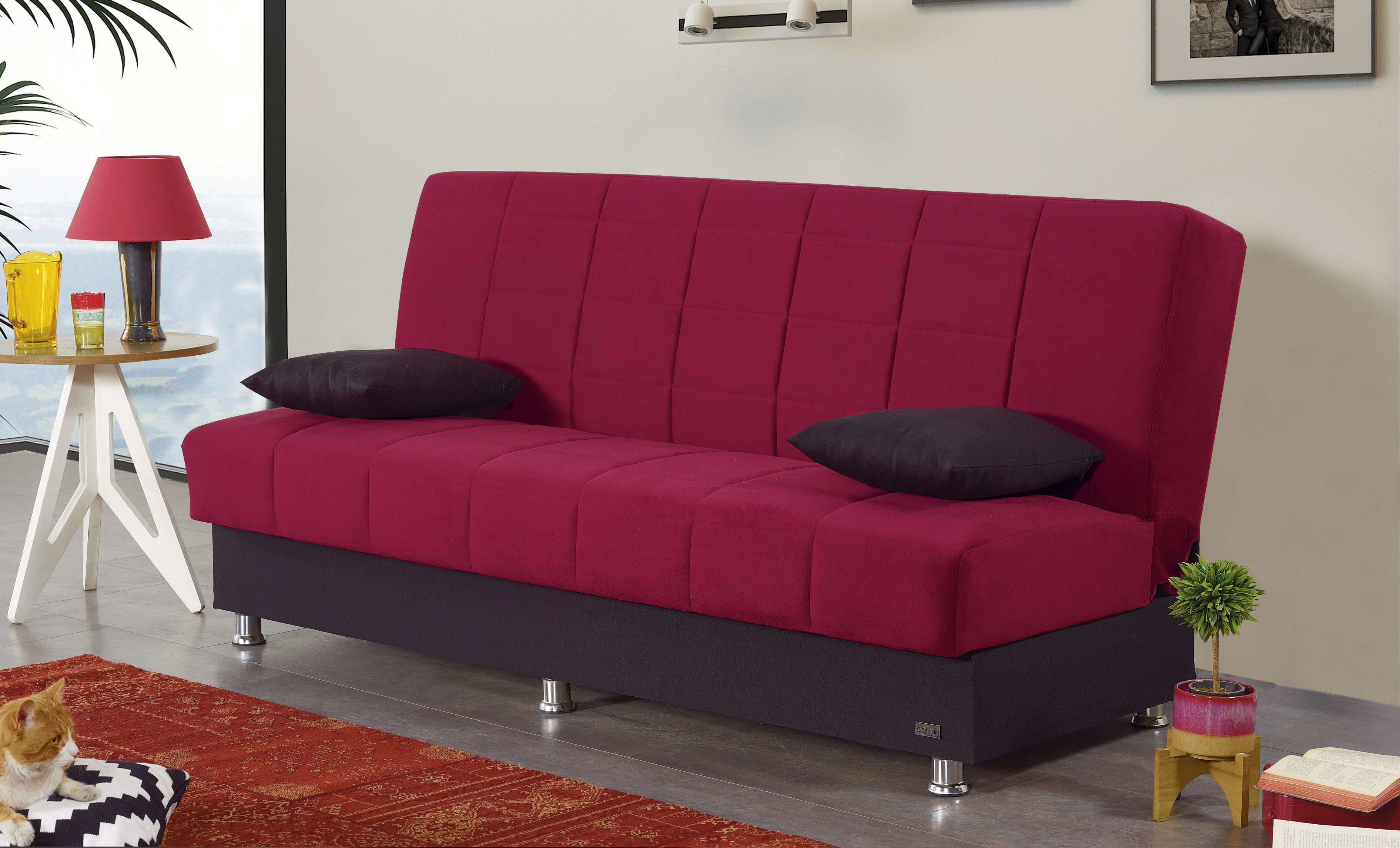 Ebern Designs Argos Convertible Sofa Wayfair